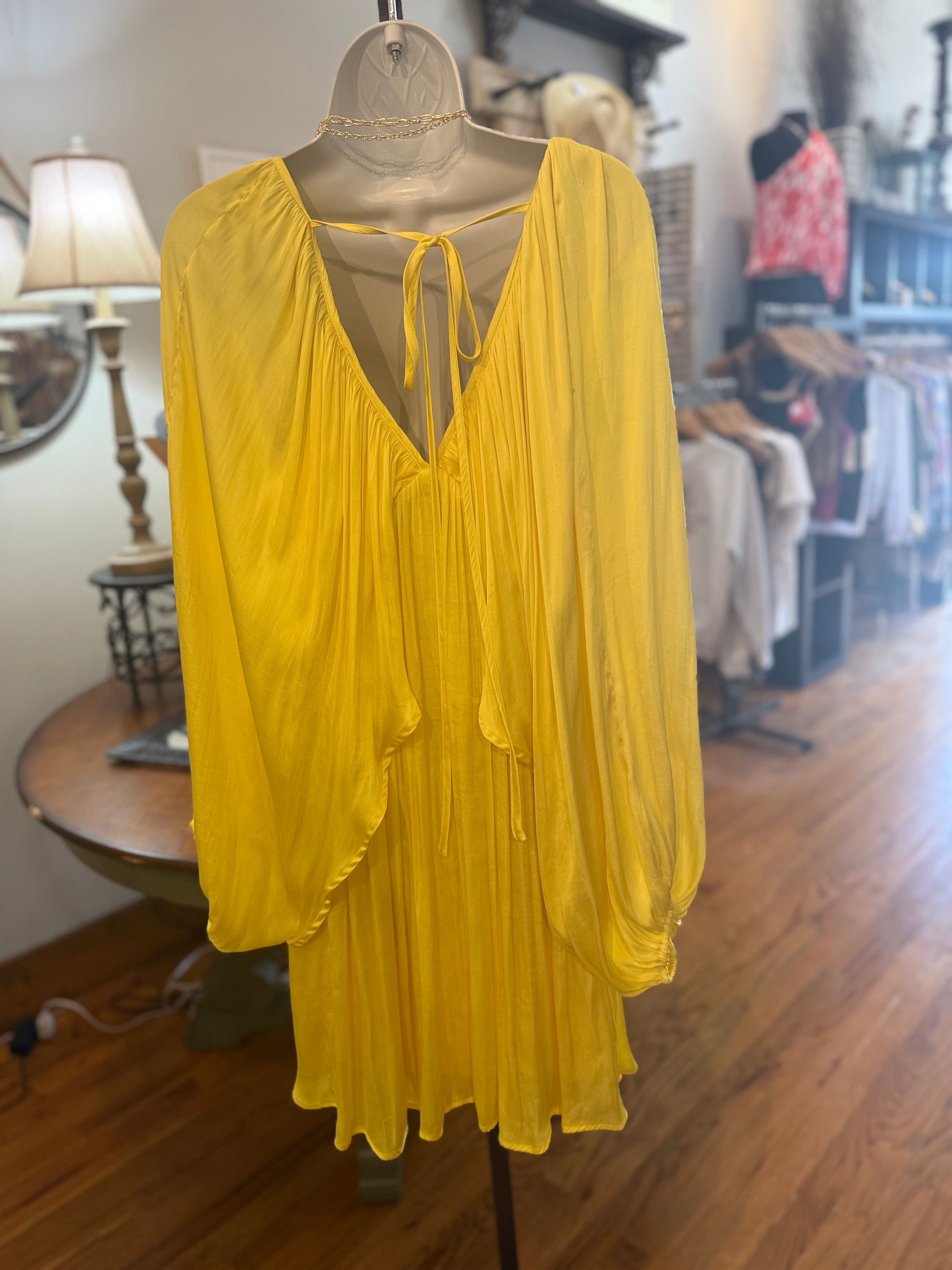 Stunning Mini Dress | Yellow
