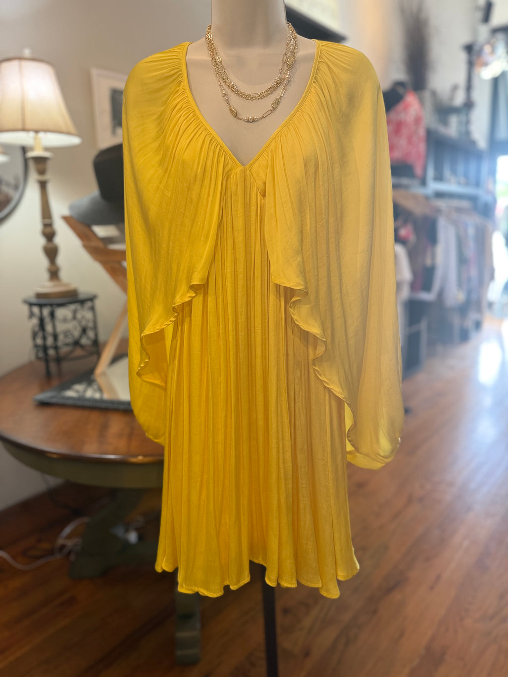 Stunning Mini Dress | Yellow