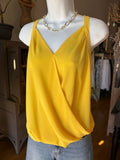Sleeveless Crossover Blouse