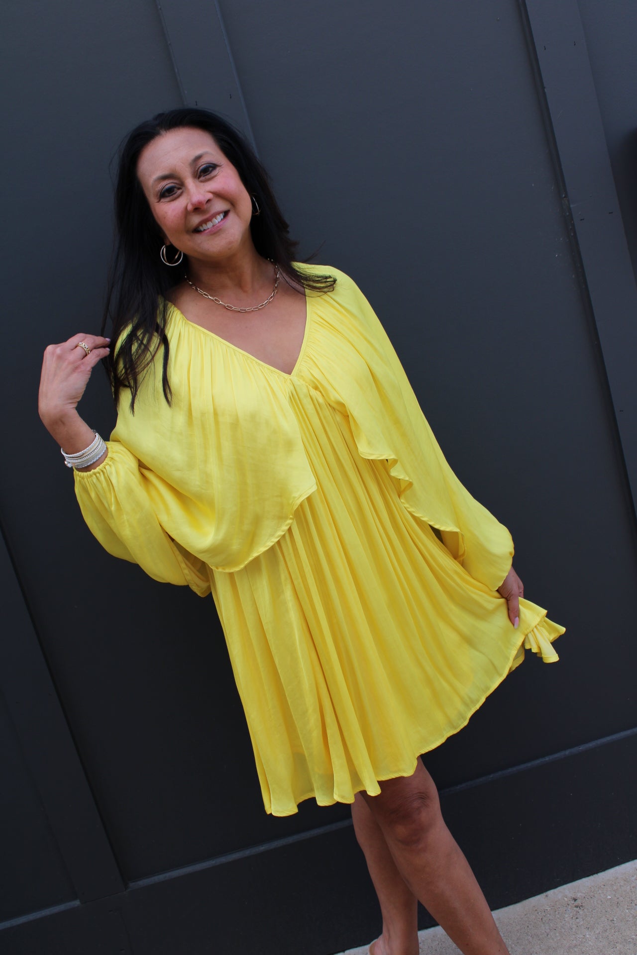 Stunning Mini Dress | Yellow